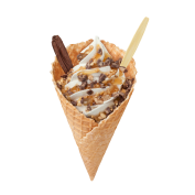 Super Cone Cookie Dough Lion,Soft Ice Corner,Angelo,Good Choice;4,95